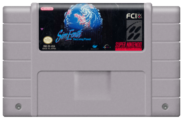 Sim Earth media 5 for Super Famicom